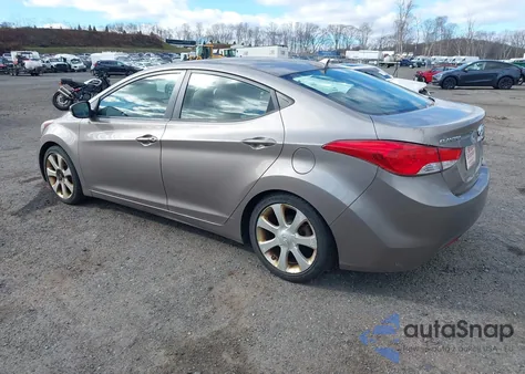 2011 Hyundai Elantra Limited from USA, damaged, VIN 5NPDH4AE8BH009630